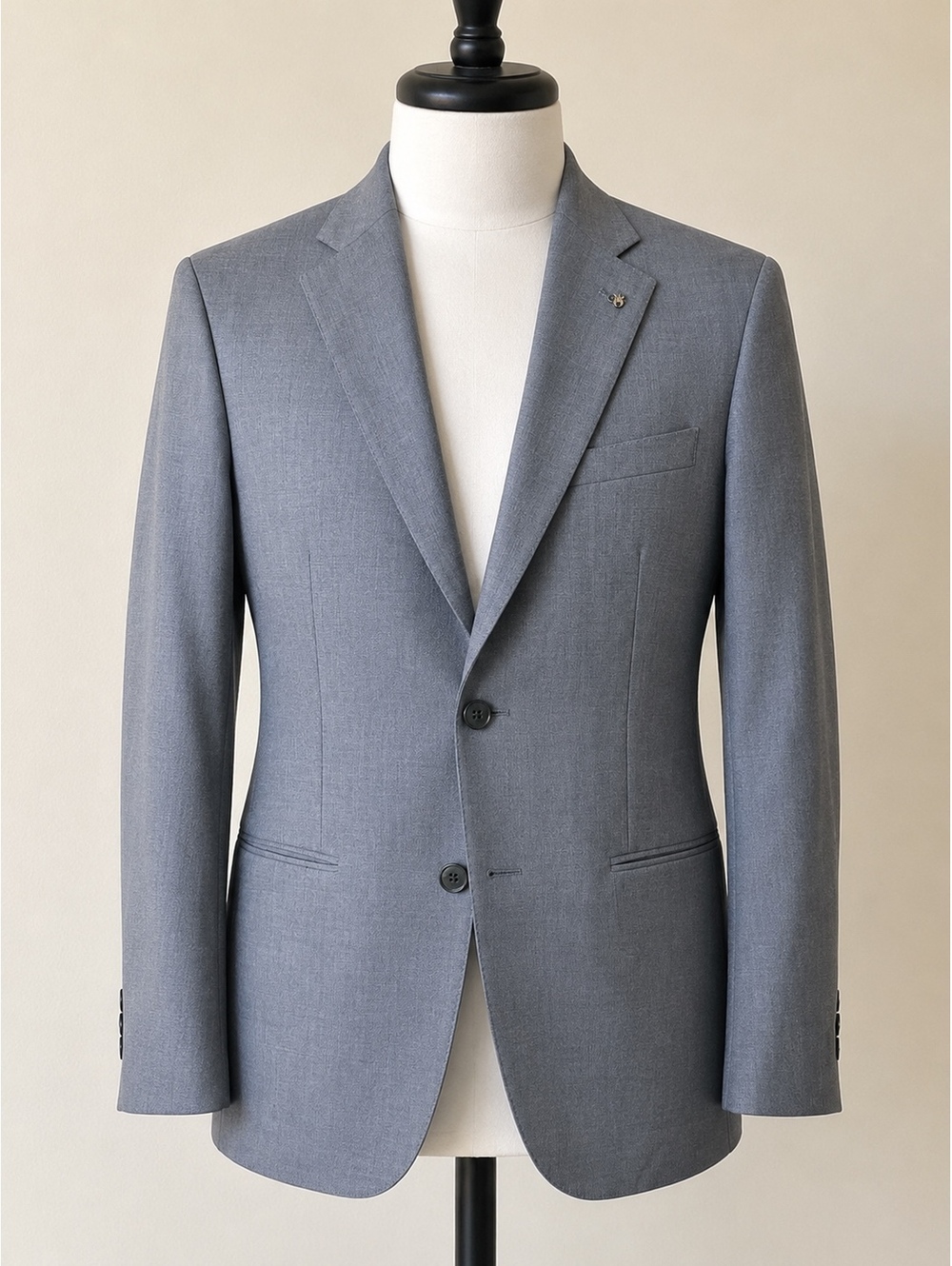 Scotch & Soda Amsterdam Men’s 40R Gray 100% Wool 2 Button Sport Coat Blazer